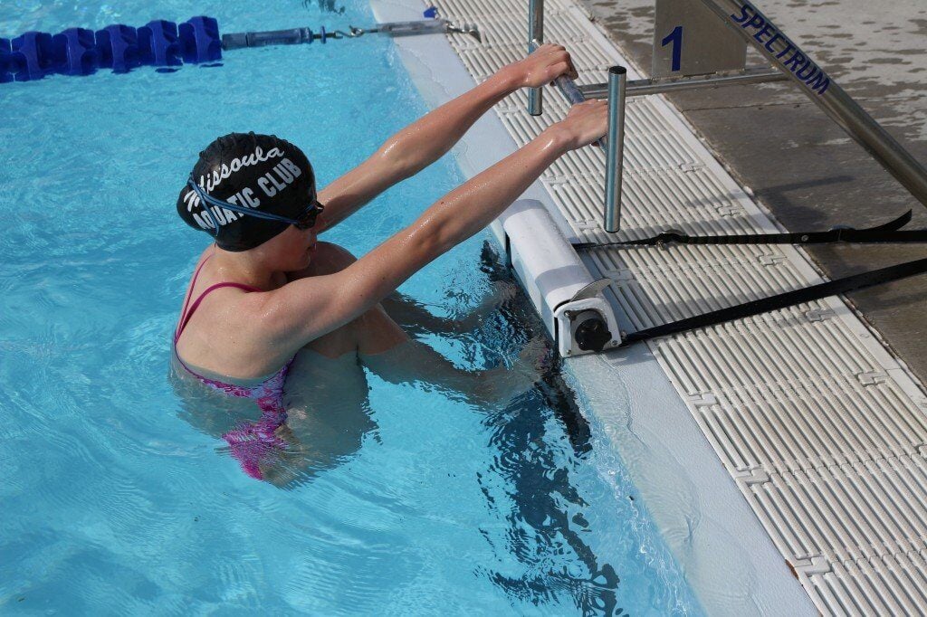 Backstroke Start Device with Strap